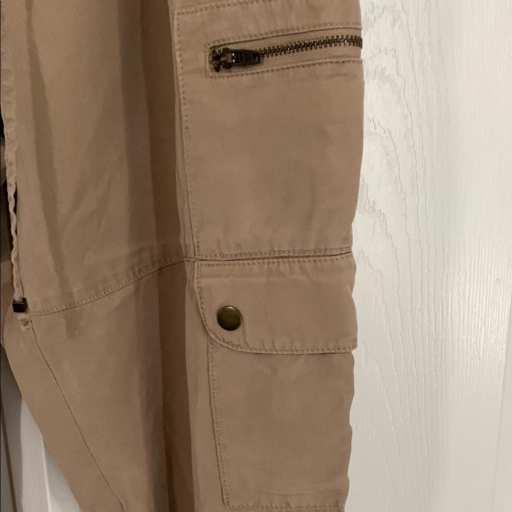 Banana Republic Tan Track Pants with Relaxed Fit - Picture 2 of 9